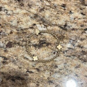 Egirl Enewton Gold Cross Bracelet